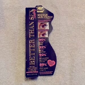 NWB Too Faced Better Than Sex Foreplay mascara primer.